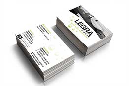 Konzeption & Design - Visitenkarten für LEGRA GmbH